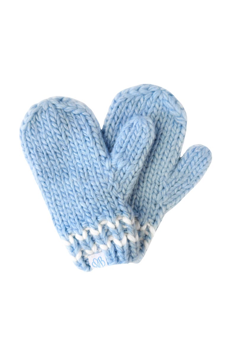 Bits & Bows Lil Bro Knit Hat/Mittens Bundle, Alternate, color, Blue