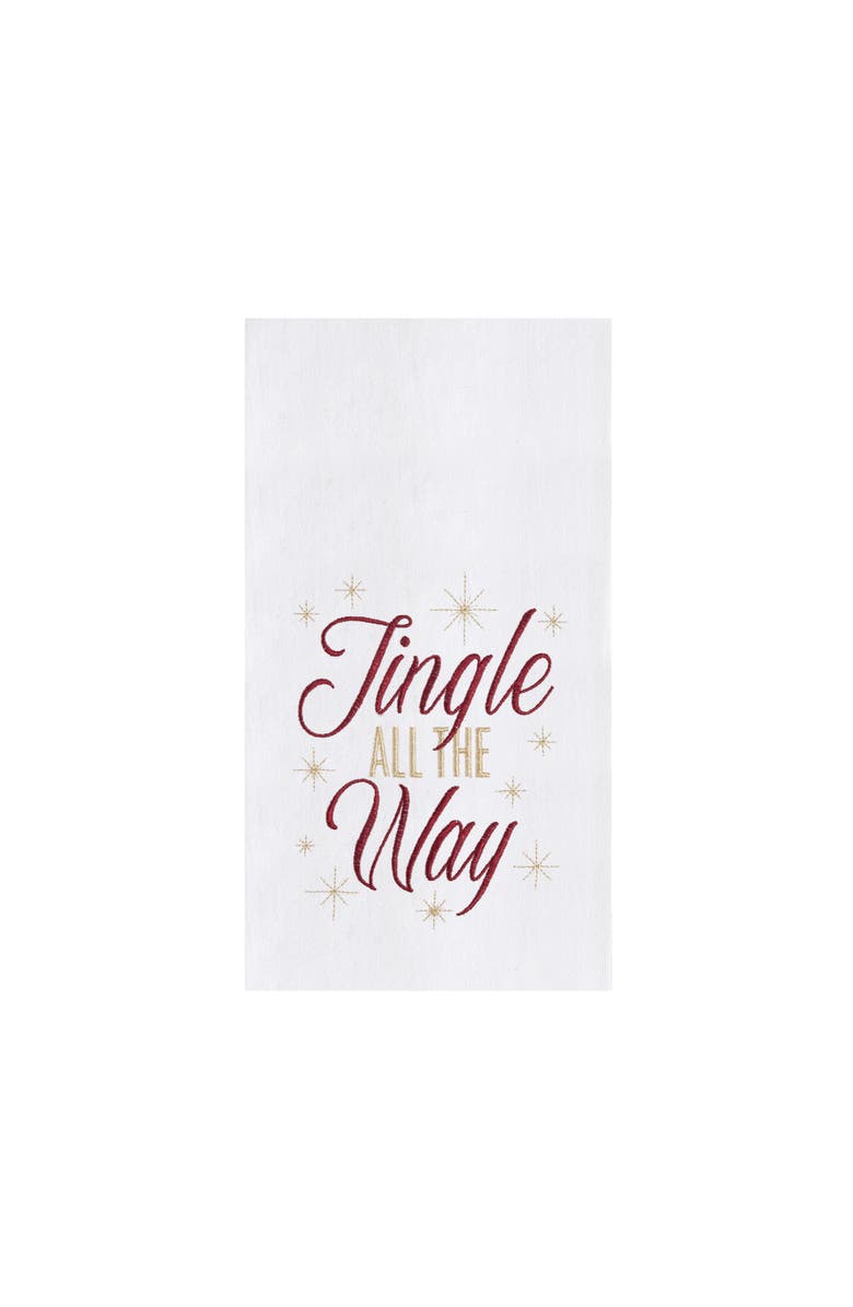 C&F Home Jingle All The Way Towel, Main, color, Gold