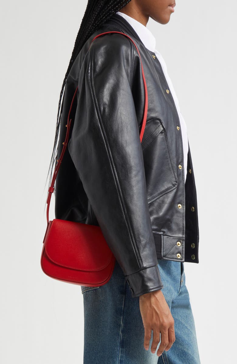 Mansur Gavriel Mini Classic Saddle Crossbody Bag, Alternate, color,