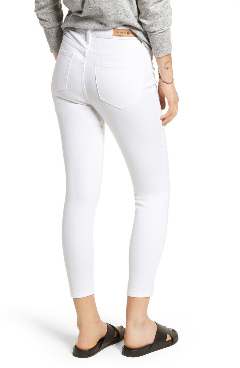 Treasure & Bond Charity High Waist Crop Skinny Jeans, Alternate, color, 