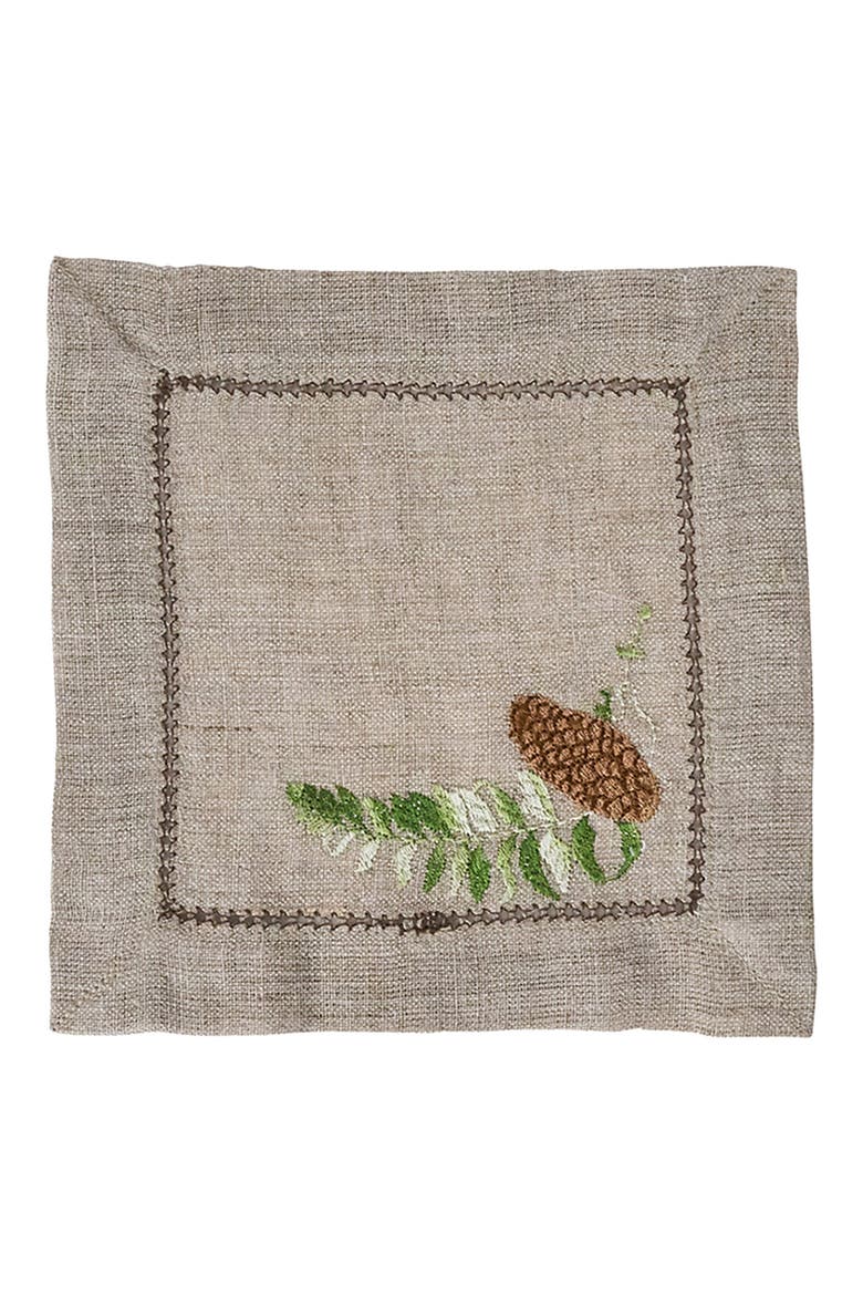 Forest Walk Set of 4 Cocktail Napkins, Alternate, color, MULTI