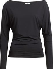 BP. Long Sleeve Cinch Waist Top