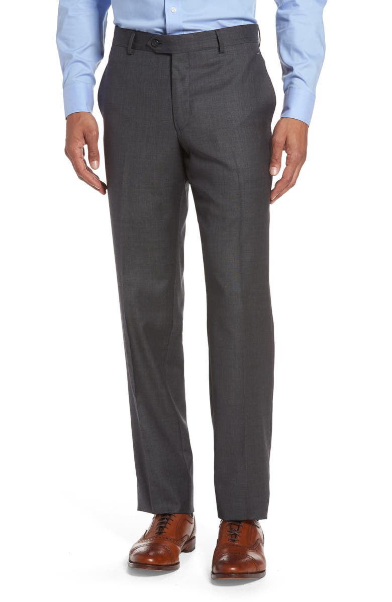NORDSTROM MEN'S SHOP Classic Fit Solid Wool Suit, Alternate, color, 