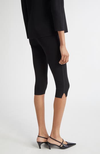 TOTEME Compact Knit Capri Trousers | Nordstrom