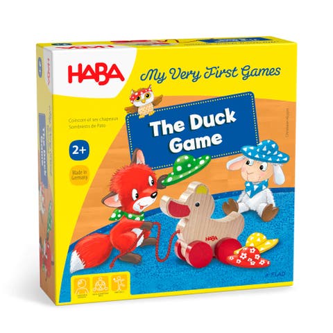 Little Duck Board Games for Toddlers, My Very First Games for Kids 2 and Up, Preschool Learning Activities for Family Play, Made in Germany