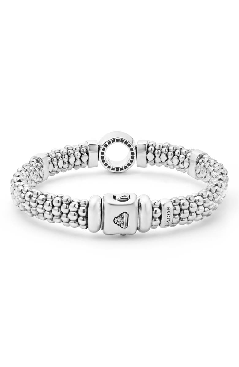 LAGOS Caviar Spark Diamond Rope Bracelet, Alternate, color,