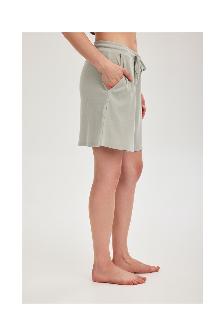 Summer Lounge Ribbed Shorts, Alternate, color, Mint