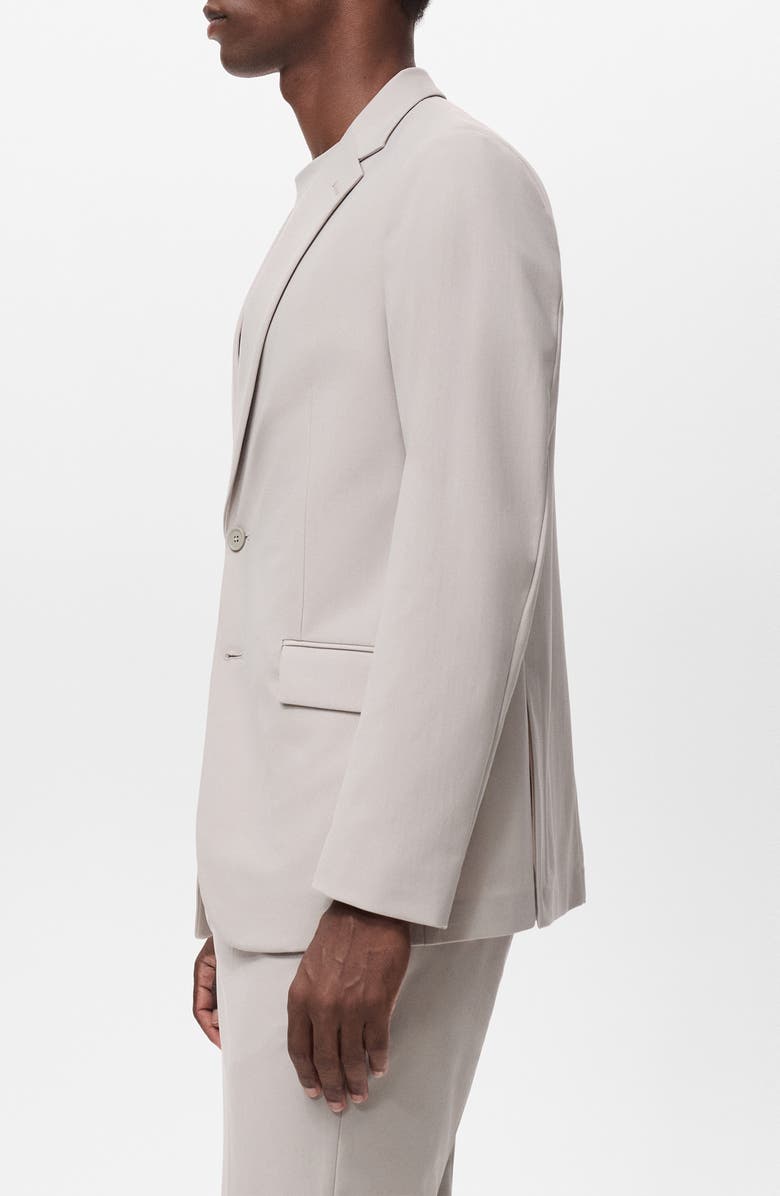 MANGO Zurich Slim Fit Thermolite<sup
®</sup
Suit Jacket, Alternate, color, Beige