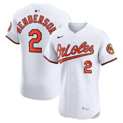 Men's Nike Gunnar Henderson White Baltimore Orioles Home Elite Jersey