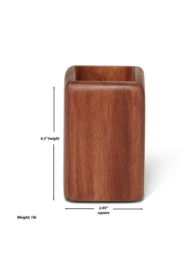 Nature's Home Pencil Cup, Alternate, color, WOOD