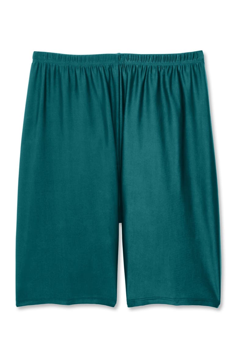 High Waist Full Coverage Swim Bike Short, Alternate, color, MEDITERRANEAN