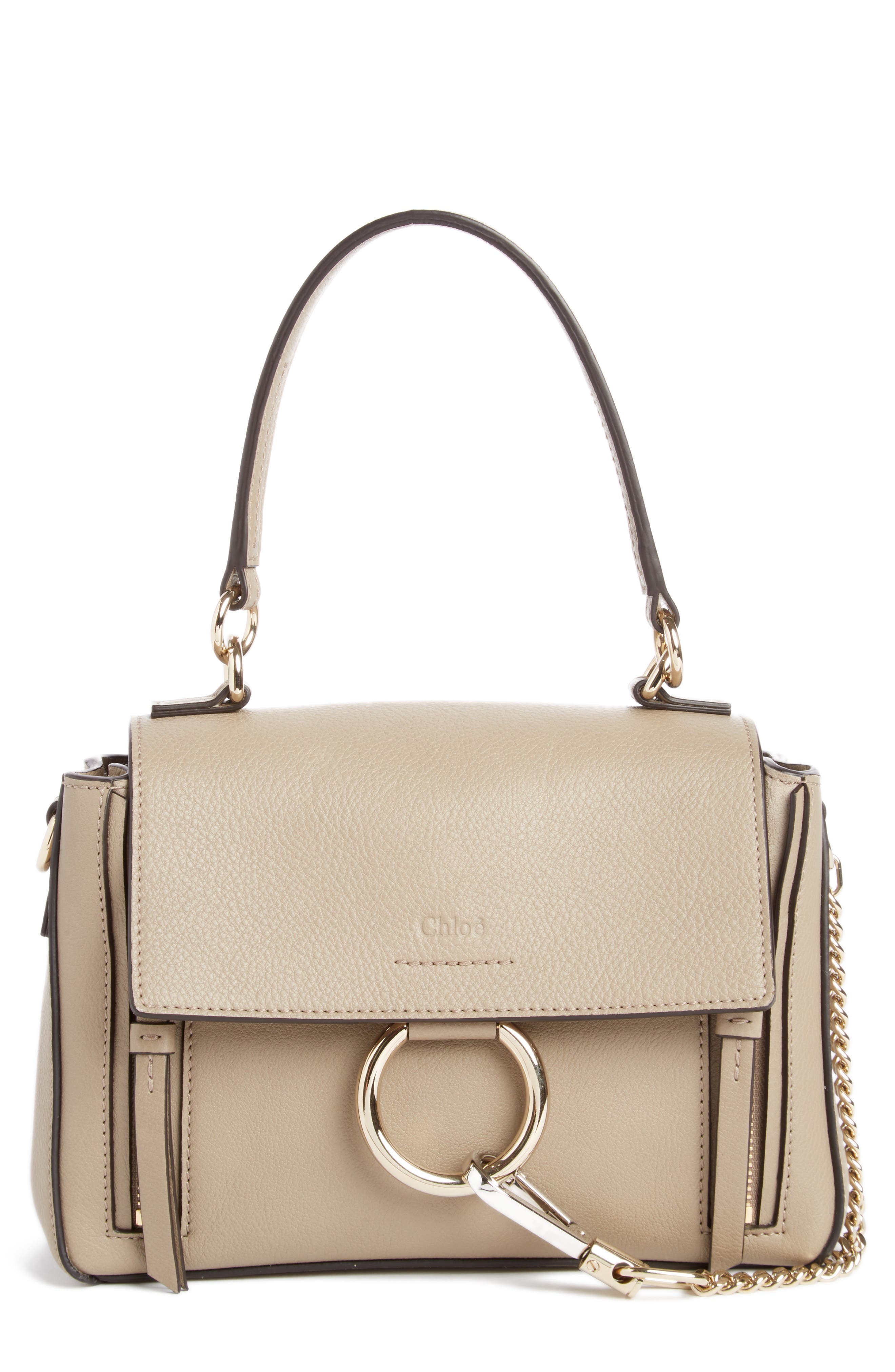 Chloé Mini Faye Day Leather Crossbody Bag, Main, color, 