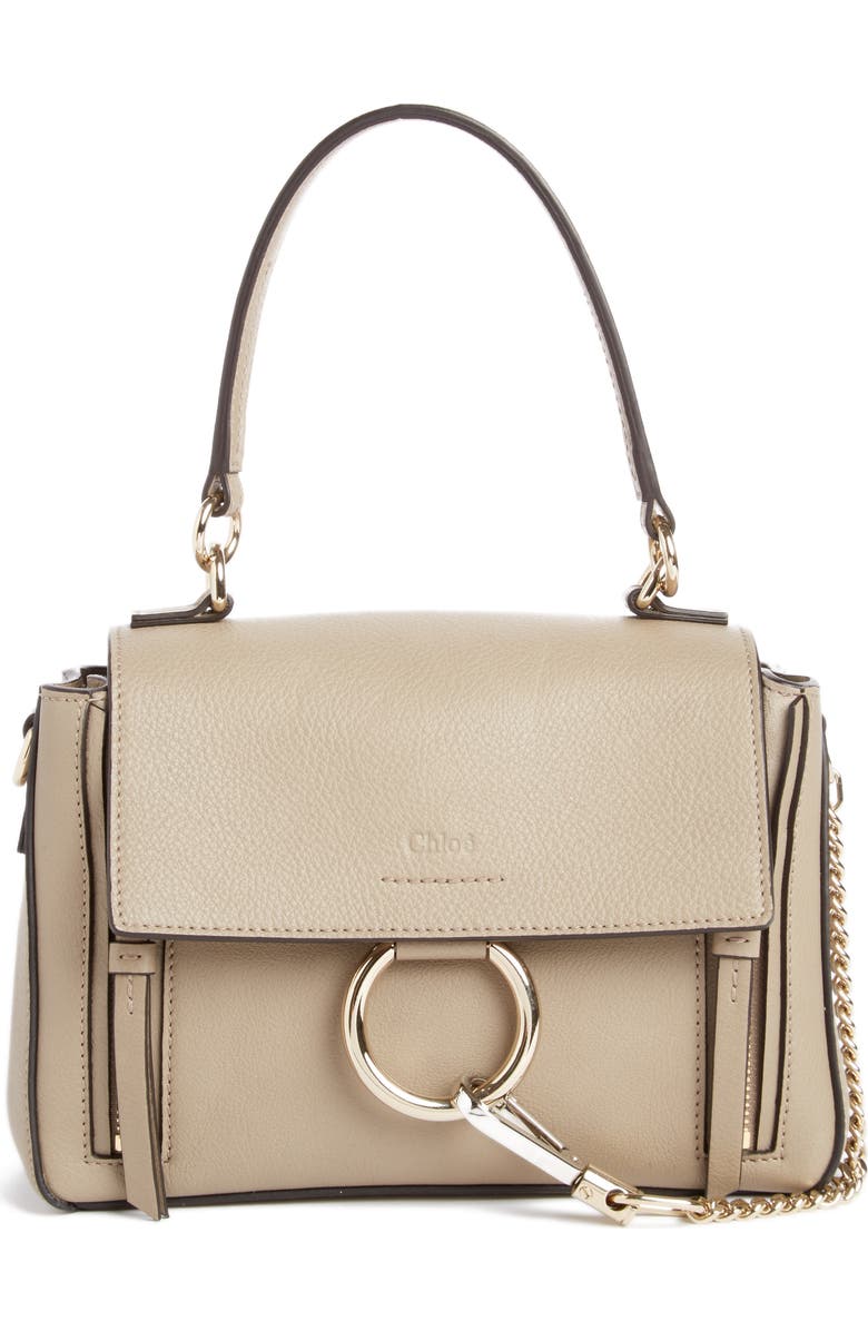 Chloé Mini Faye Day Leather Crossbody Bag, Main, color,