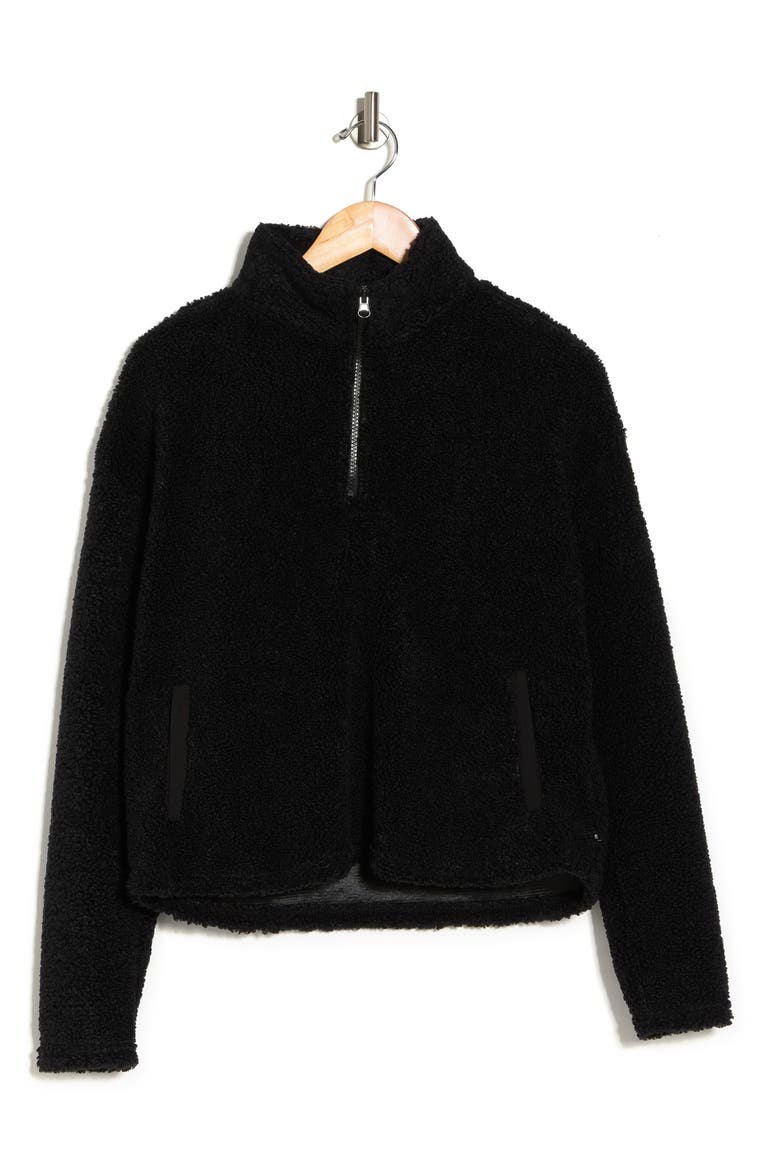Tammy 1/4 Zip Pullover, Alternate, color, BLACK