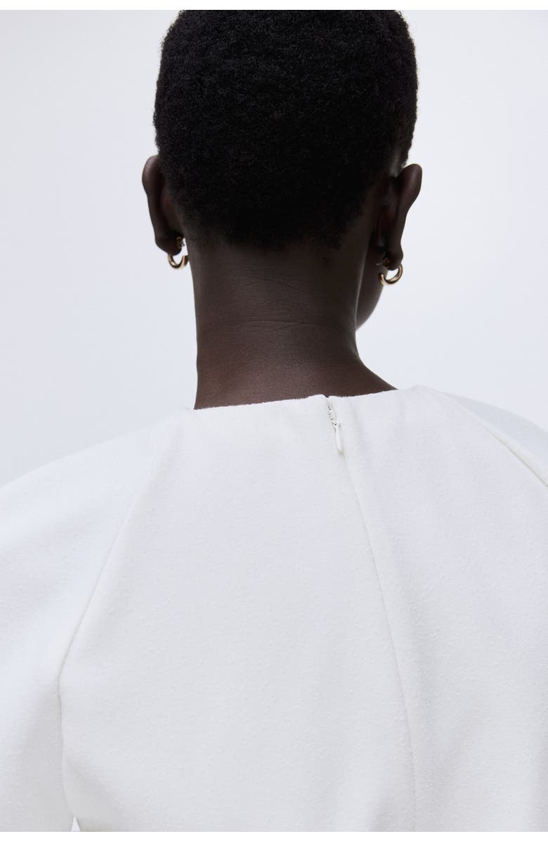 H&M Belted Playsuit, Alternate, color, Cream