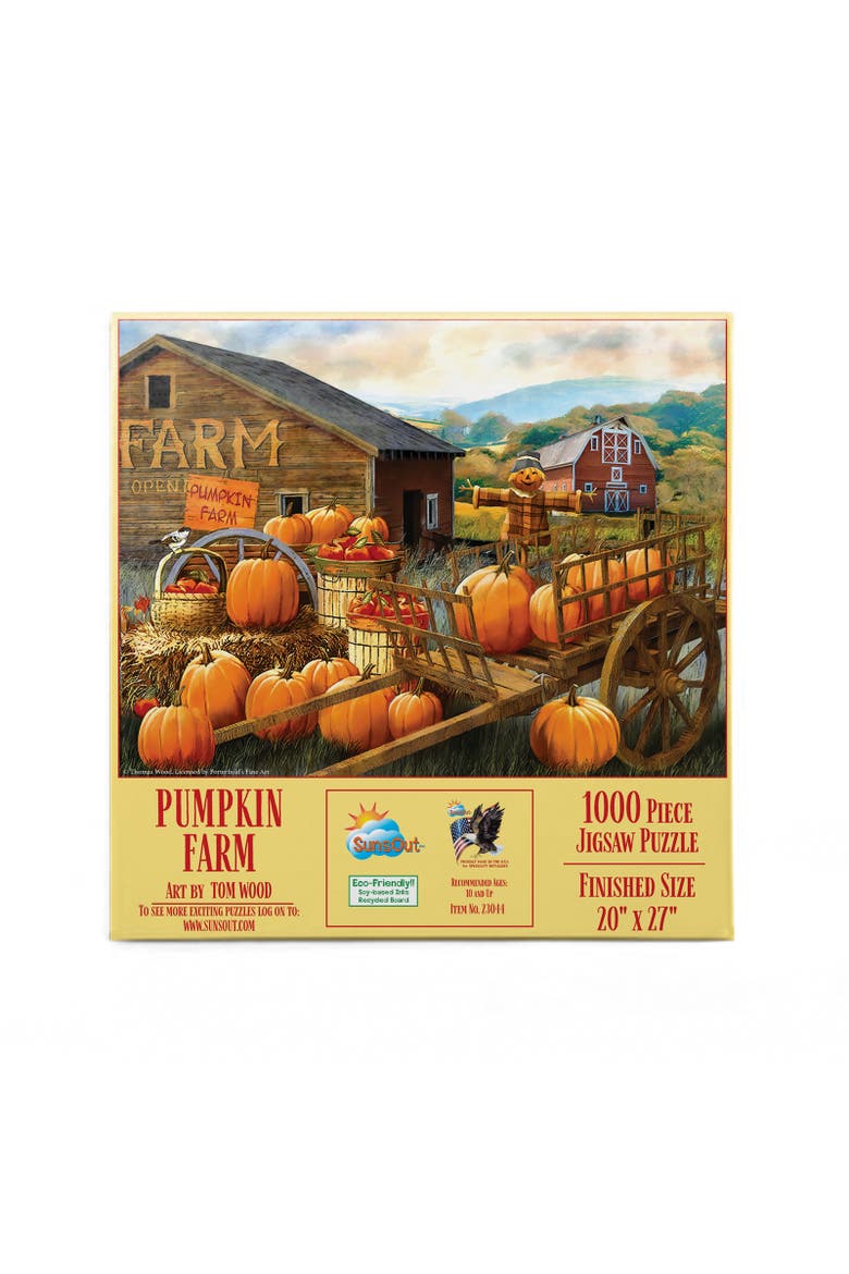 Pumpkin Farm 1000 piece Jigsaw Puzzle for Adults, Alternate, color, Multicolor