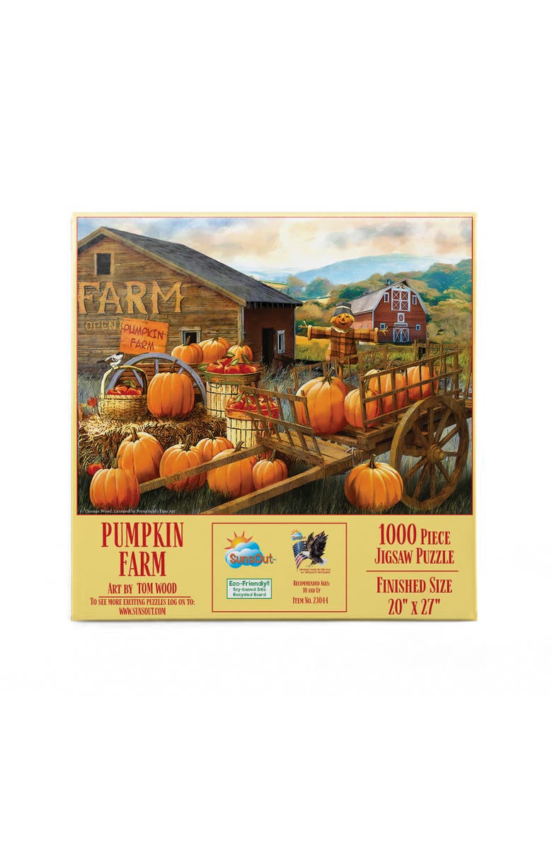 Sunsout Pumpkin Farm 1000 piece Jigsaw Puzzle for Adults, Alternate, color, Multicolor