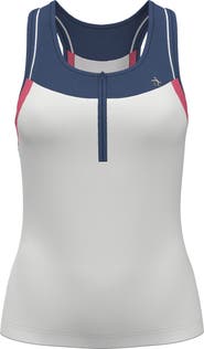 Original Penguin Colorblock Quarter-Zip Tank