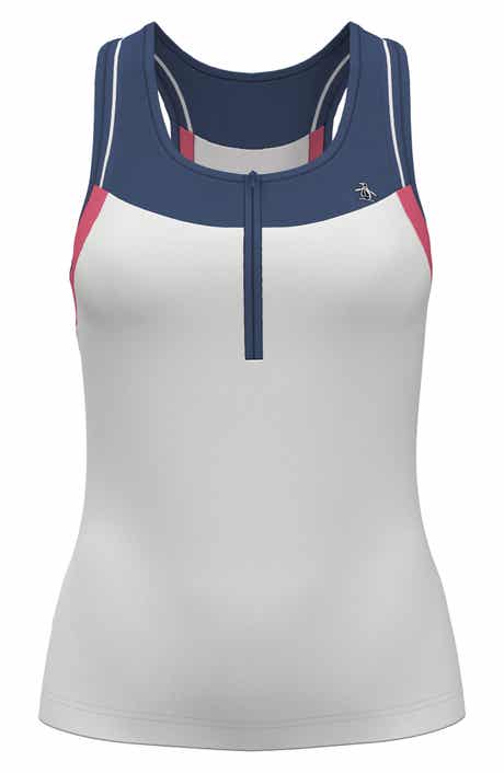 Colorblock Quarter-Zip Tank