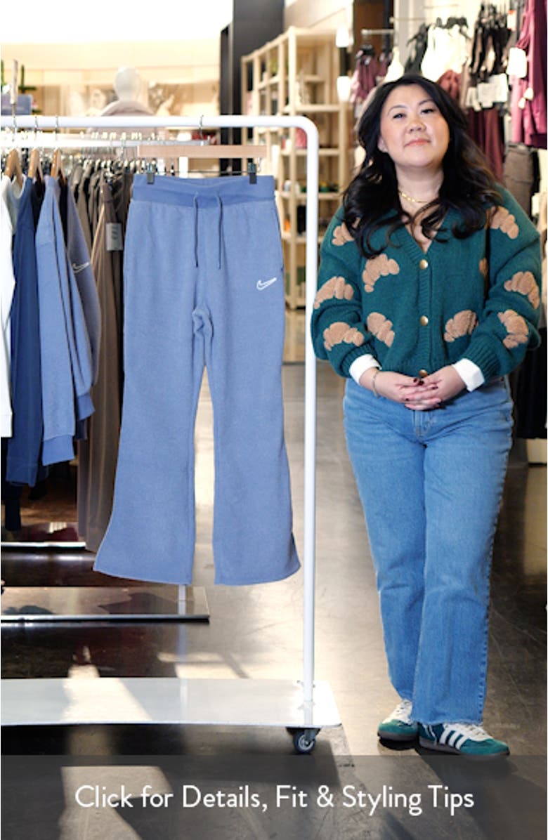 Kids' Sportswear Cotton Fleece Flare Leg Pants, sales video thumbnail