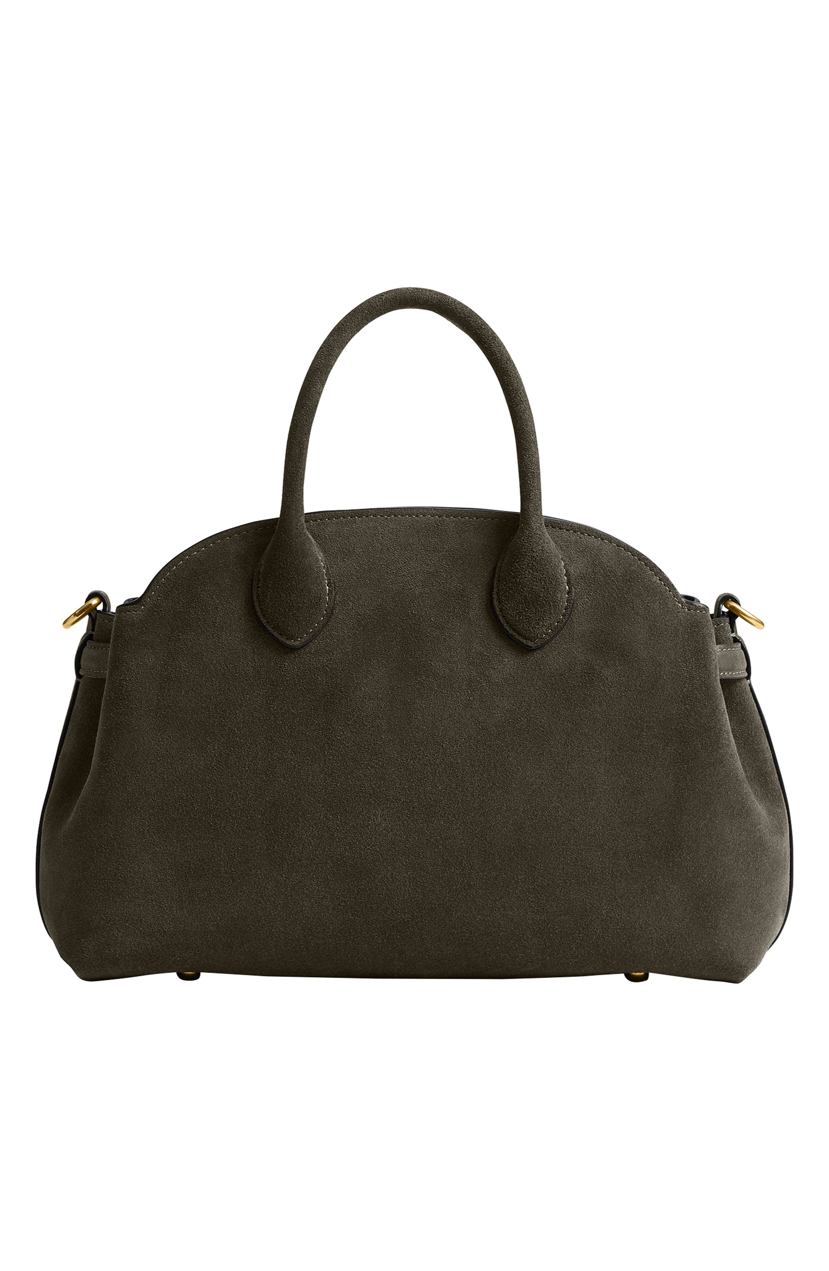 COACH Empire 28 Suede Carryall Bag, Alternate, color, 