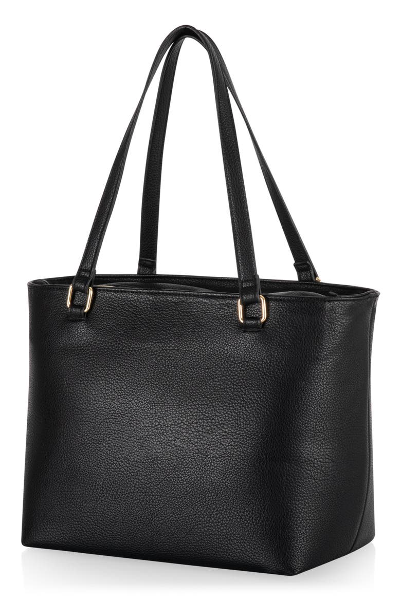 x Disney® Winnie the Pooh Uptown Cooler Tote Bag, Alternate, color, BLACK