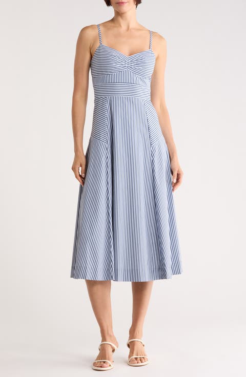 Blige Fit & Flare Midi Dress