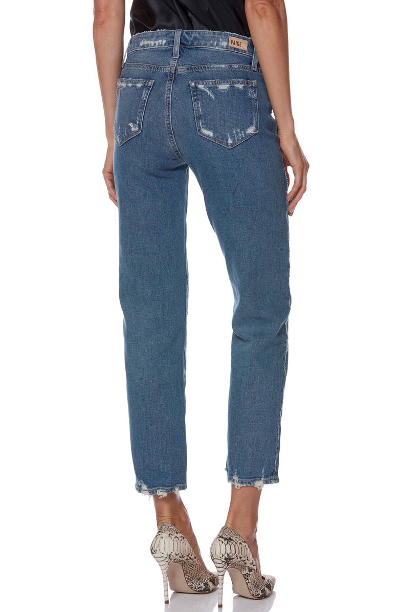 PAIGE Noella High Waist Ankle Straight Leg Jeans, Alternate, color, 