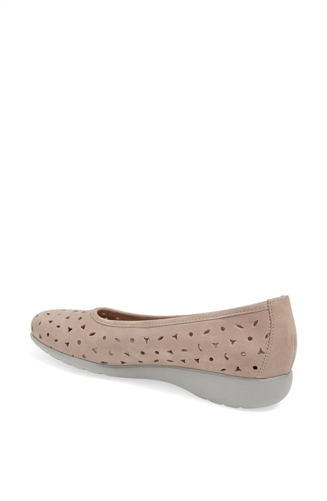 'Aubrey' Perforated Flat, Alternate, color, STONE