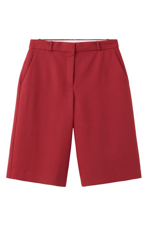 Straight Leg Bermuda Shorts