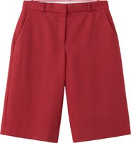MANGO Straight Leg Bermuda Shorts