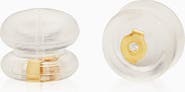 Oradina 14K Gold Hold Me Tight Silicone Earring Backs