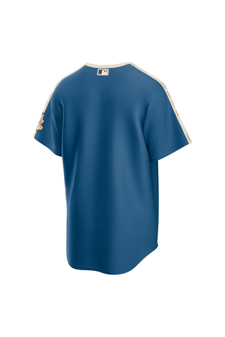 Men's Nike  Mineral Blue Milwaukee Brewers 2026 City Connect Stadium Jersey, Alternate, color, Mineral Blue