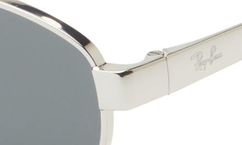 Ray Ban Ray-ban 55mm Oval Sunglasses In Blue