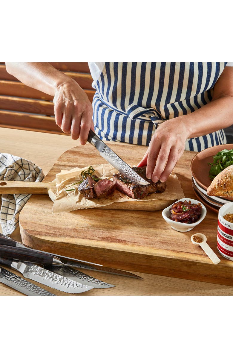 Cuisine::pro<sup>®</sup> Damashiro EMPEROR<sup>®</sup> 4-Piece Steak Knife, Alternate, color, Silver