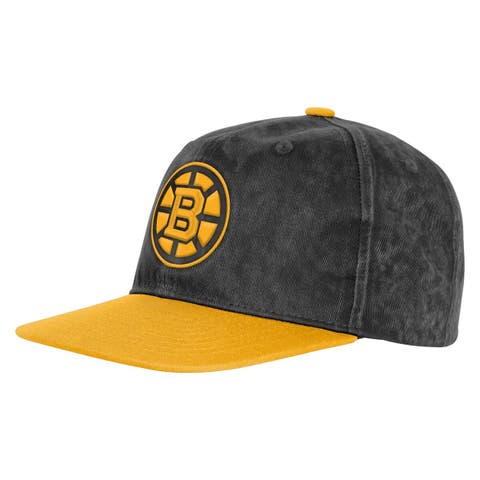 Youth Outerstuff  Black/Gold Boston Bruins True Retro Deadstock Adjustable Hat