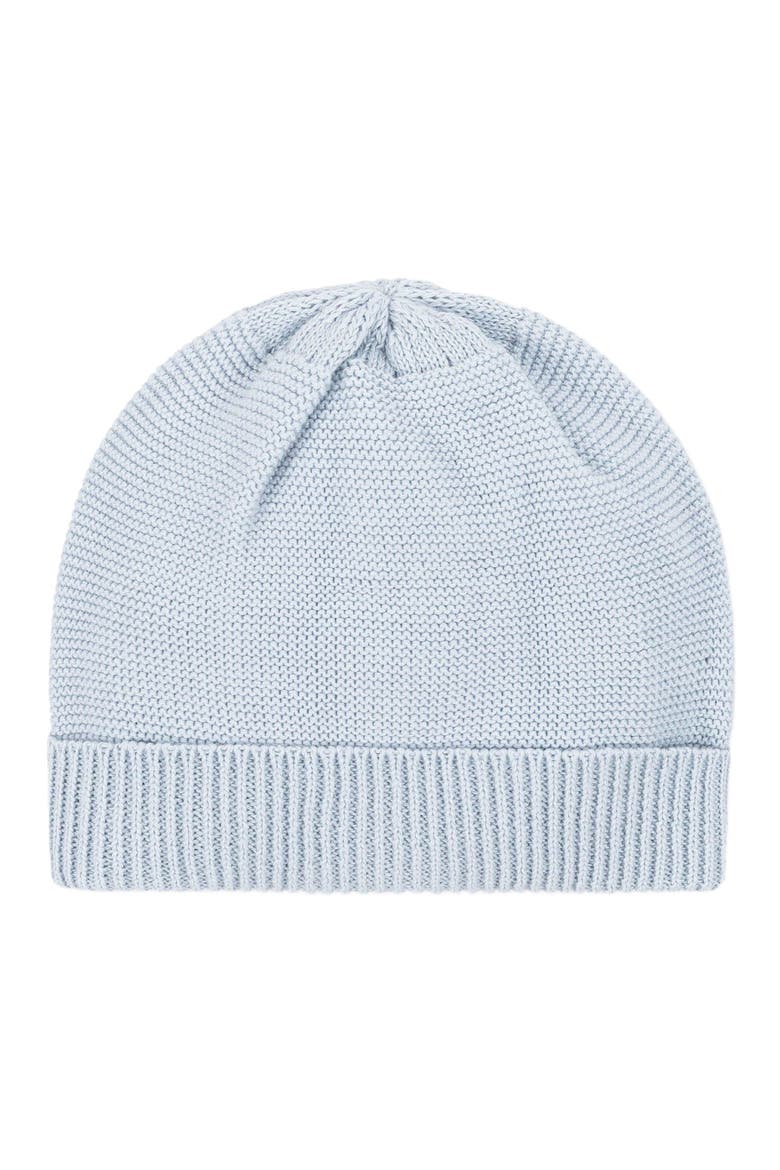 Baby Organic Sweater Beanie and Bootie Set, Infant, Alternate, color, Airy Blue Beanie Set