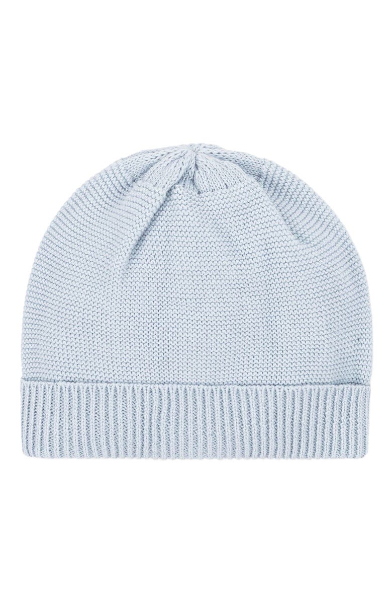 Hope 
Henry Baby Organic Sweater Beanie and Bootie Set, Infant, Alternate, color, Airy Blue Beanie Set