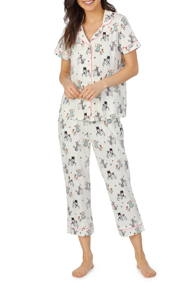 BedHead Pajamas Crop Pajamas, Main, color,