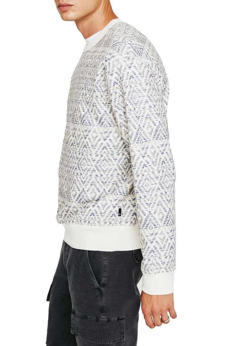 Arc Sweatshirt, Alternate, color, DIAMOND CHEVRON BLUE MULTI