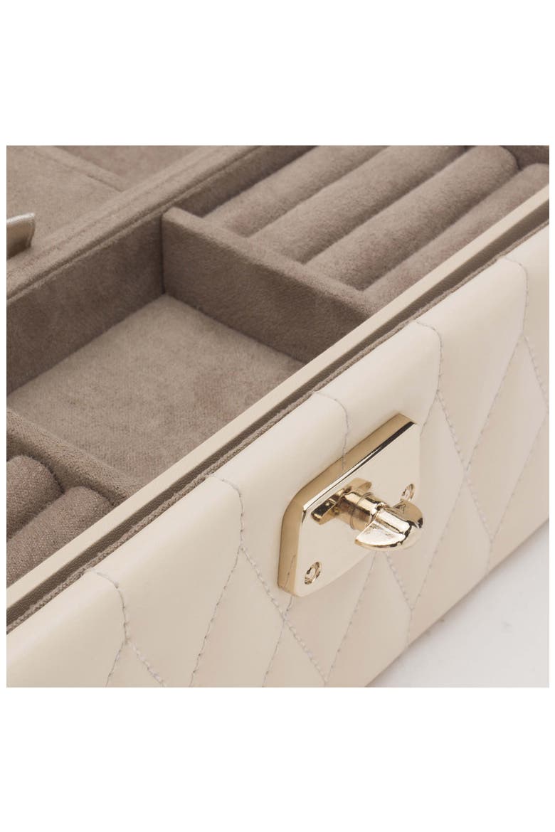 Caroline Small Travel Jewelry Case, Alternate, color, IVORY