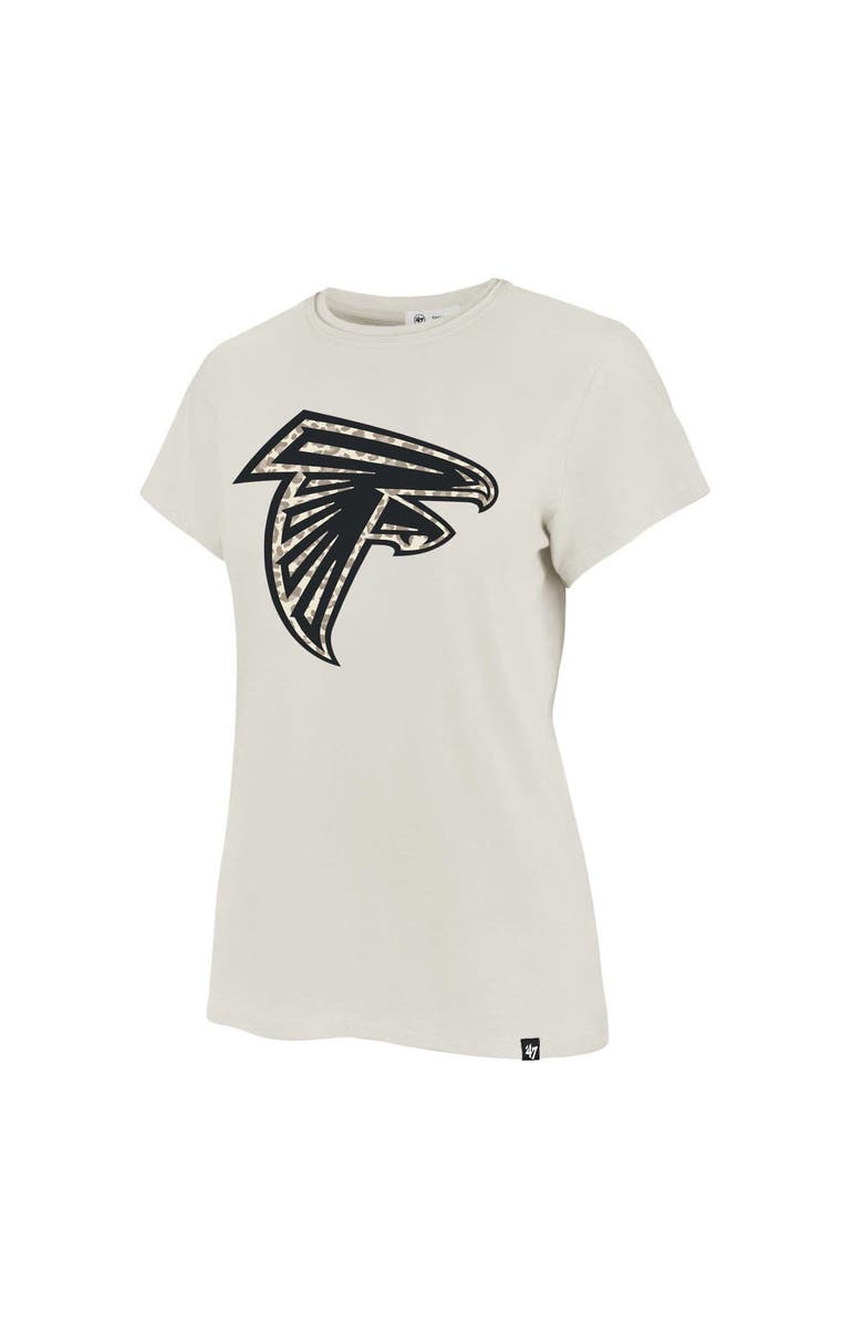 '47 Women's '47 Cream Atlanta Falcons Panthera Frankie T-Shirt, Alternate, color, 