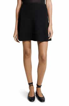 Lapped Seam Miniskirt