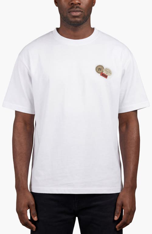 Roberto Vino Patches Oversize Cotton Tee In White