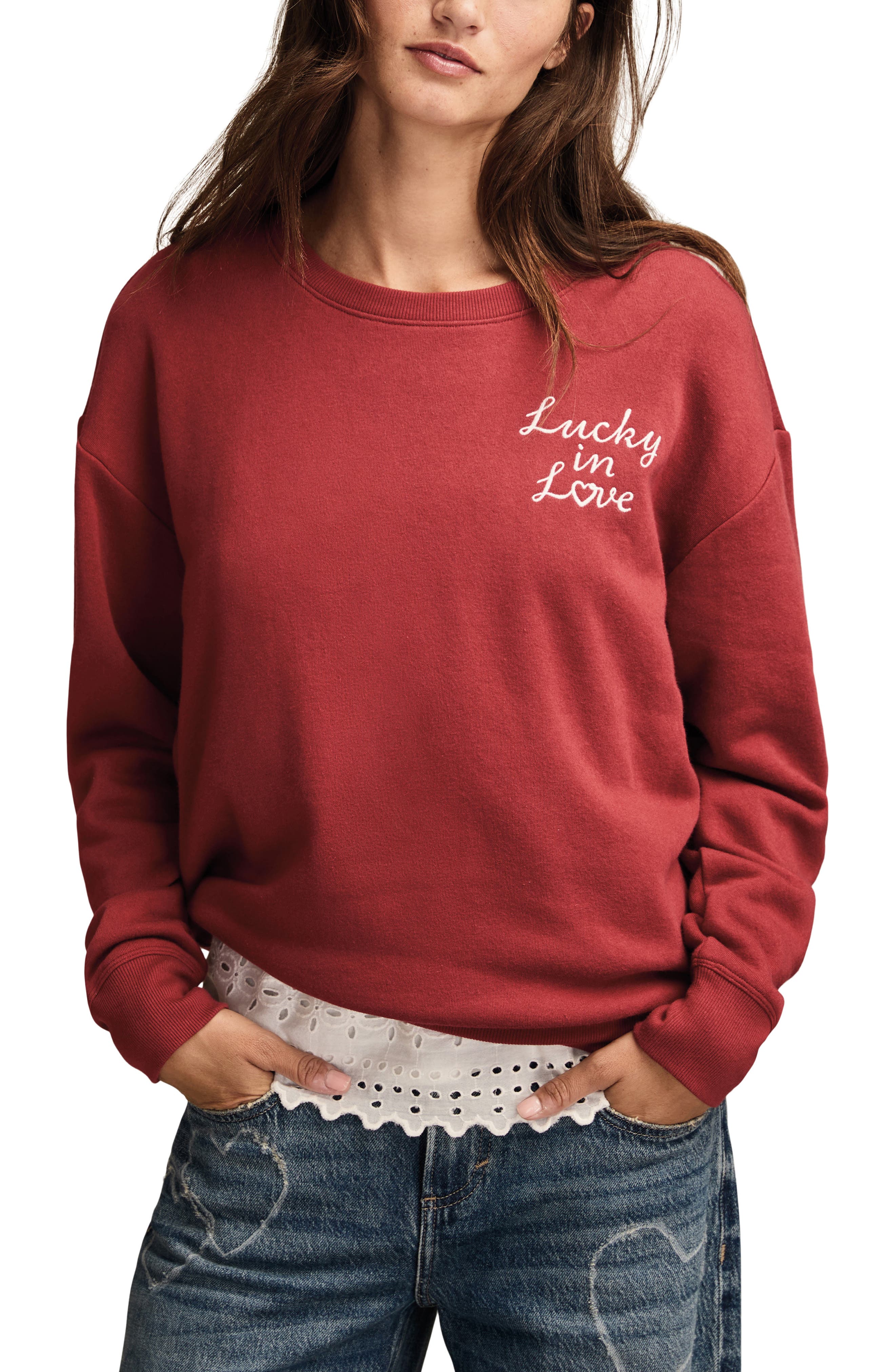 Valentine Heart Crewneck Sweatshirt - image 5