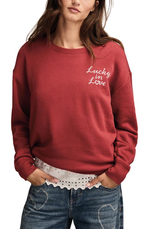 Valentine Heart Crewneck Sweatshirt