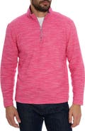 Robert Graham Ledson Space Dye Quarter Zip Top