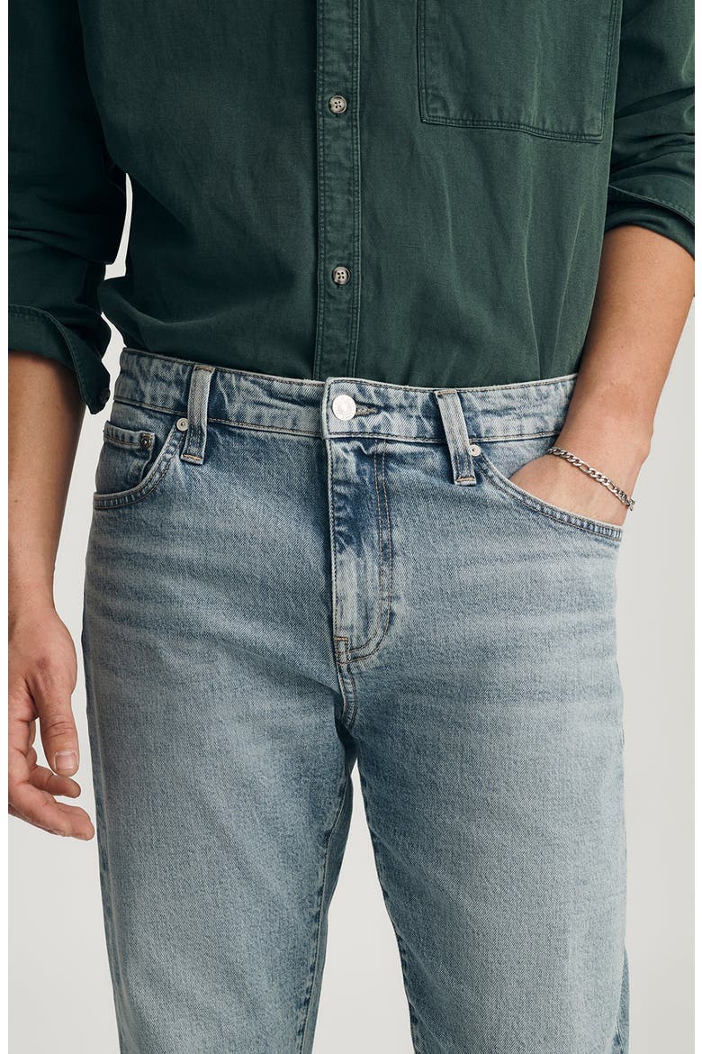 Zach Straight Leg Jeans, Alternate, color, LIGHT SHADED CLASSIC BLUE
