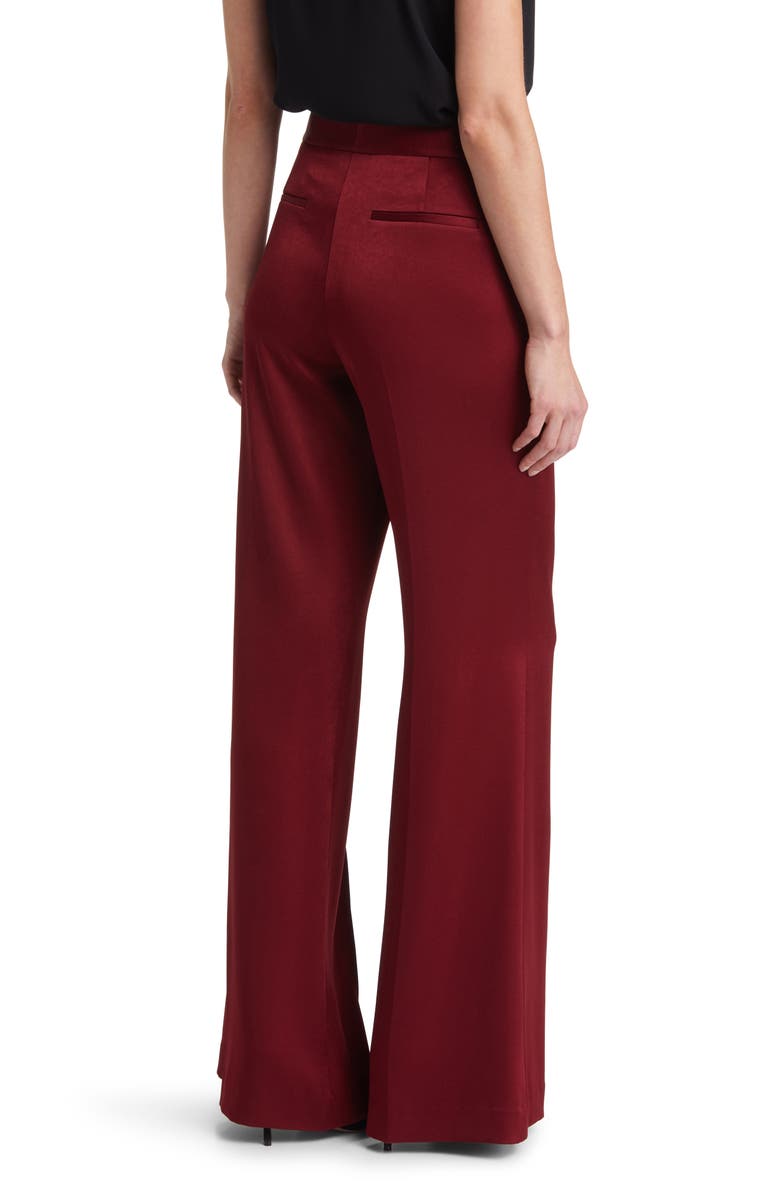 KOBI HALPERIN Andi Wide Leg Satin Pants, Alternate, color, 