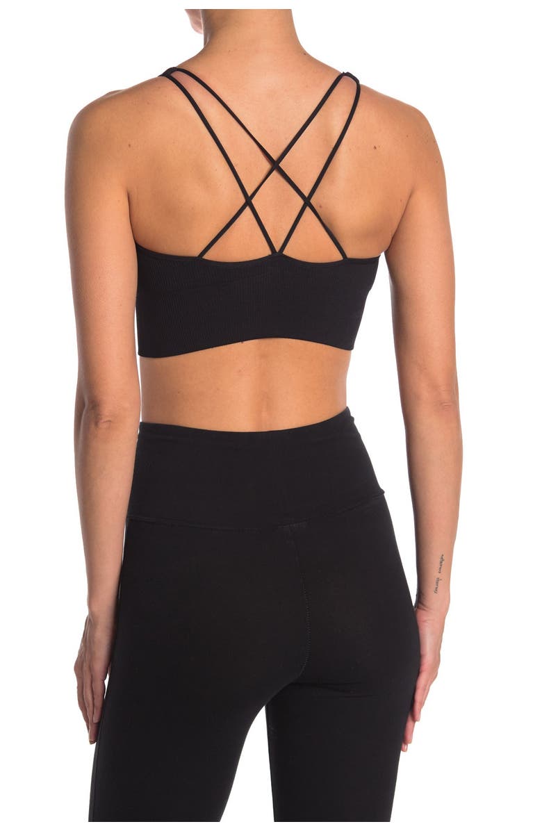 PUMA Seamless Strappy Sports Bra Top, Alternate, color, 